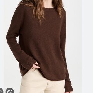 Reformation Cashmere Boyfriend Sweater - Chesnut